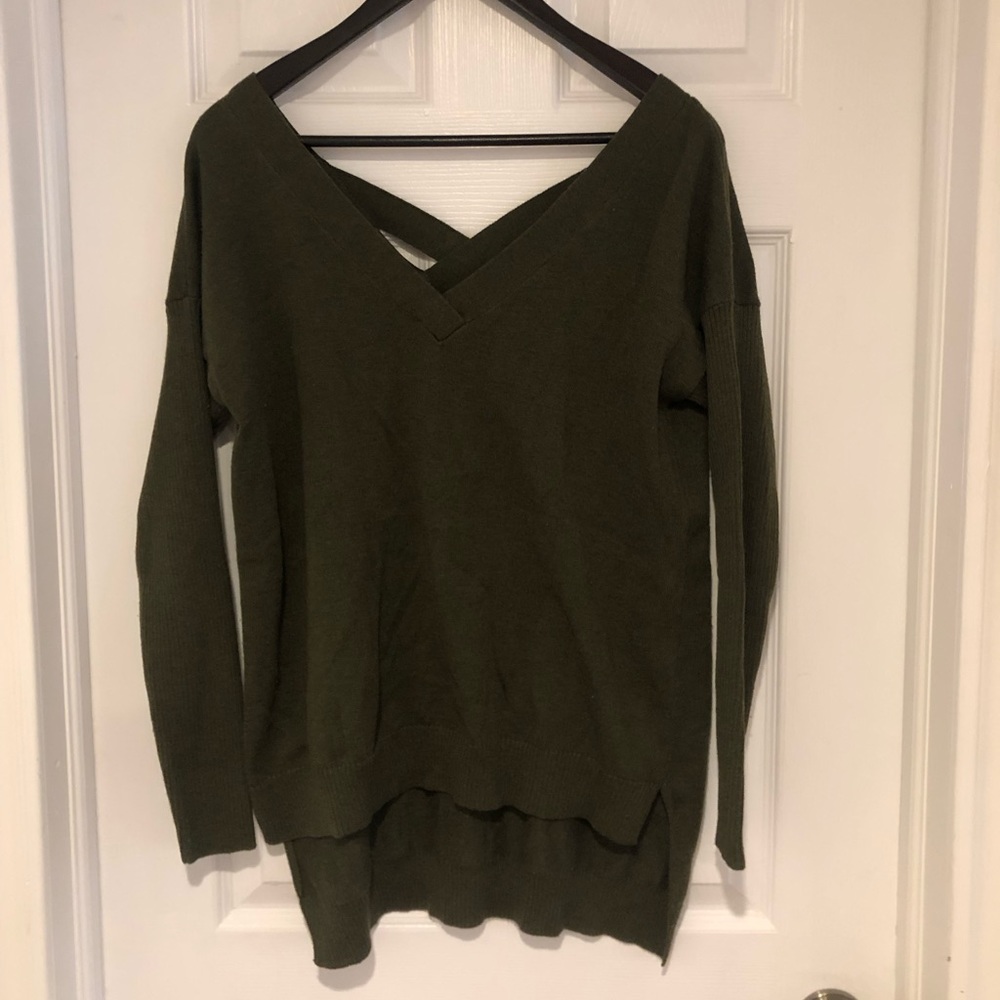 Minkpink olive sweater - S